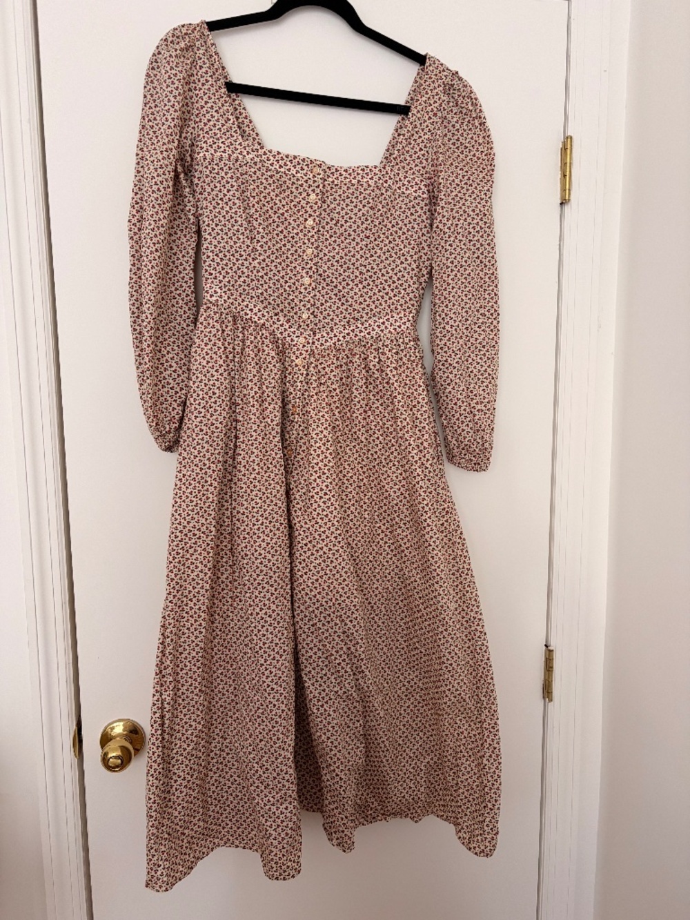 Christy Dawn Zella Dress in Geo Ditsy Cream